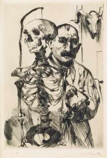 LOVIS CORINTH Der Künstler und der Tod II.